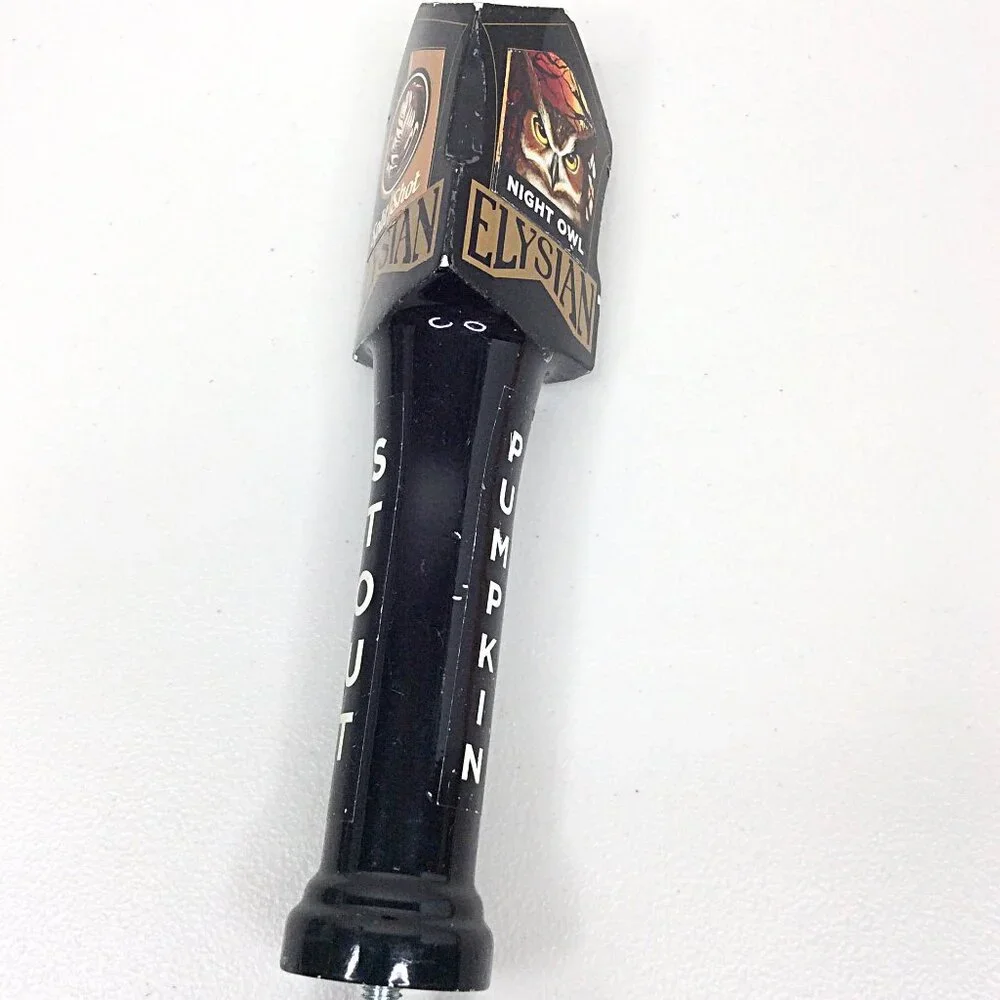 Elysian Beer‎ Tap Handle Split Shot Stout Great Pumpkin Night Owl Seattle WA